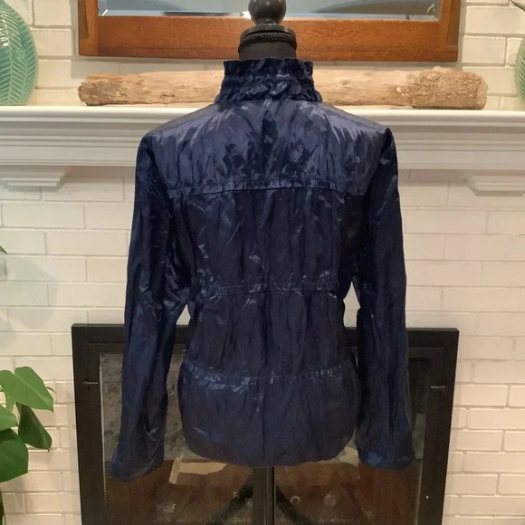 #337 Gorgeous Chicos Sateen Zip Front Pintuck Jacket Size 3 (L-XL) - Picture 6 of 11